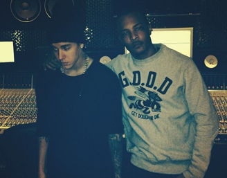 T.I. и Джастин Бибер замечены вместе в студии.