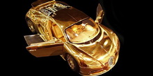 Копия Bugatti Veyron из чистого золота