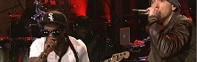 Eminem и Lil Wayne выступили на SNL